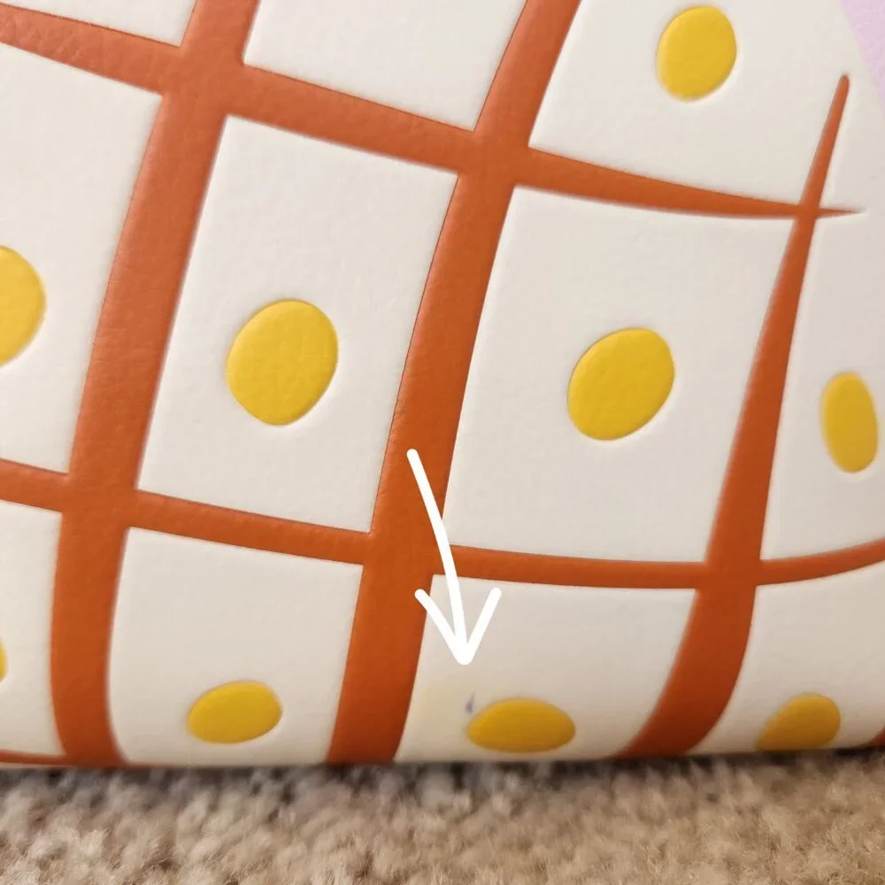 NWT Kate Spade Pineapple Colada Reversible Leather Tote With Matching Wristlet - Picture 12 of 15